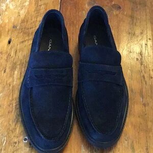 NWOT Gant Navy Blue Suede Loafers